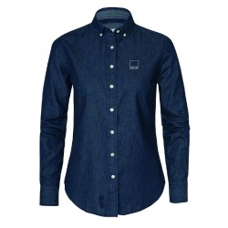 Dressad denimskjorta dam