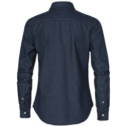 Dressad denimskjorta dam Finess