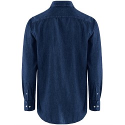 Dressad denimskjorta Herr Finess